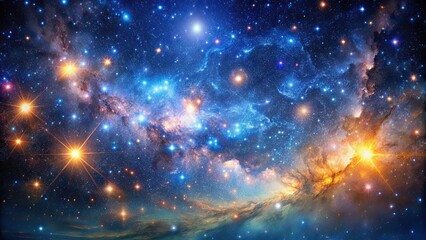 Fototapeta premium A breathtaking view of the cosmos filled with countless stars, stars, space, astronomy, galaxy, universe