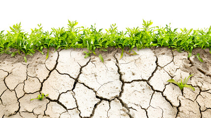 Natures resilience Green plant breaks through stones, symbolizing growth Vertical Mobile Wallpaper,
A plant is growing in a cracked ground
