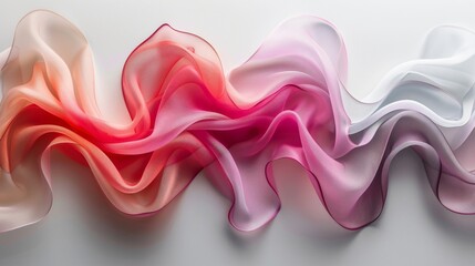 Abstract Colorful Fabric Swirls