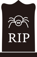 Halloween tombstone silhouette vector
Halloween grave vector silhouette image