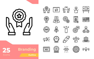 Branding Outline Icons