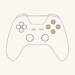 Gaming controller vector illustration © MohammadMonirul