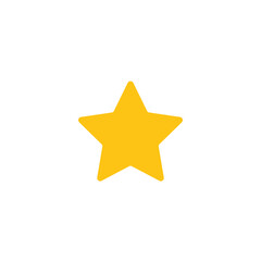 The Star icon design illustration.
