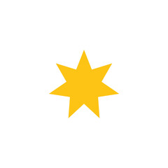 The Star icon design illustration.
