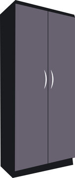 Vector Almari coloring book page Keywords, Safe Almari Vector Isometric Filled Outline icon for your digital or print projects.