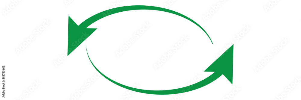 Poster green long curve arrow. wavy curved long arrow icon. long line arrow vector. flat style arrow symbol