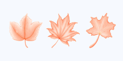Cute Watercolor Fall Clipart - Download Cozy Autumn Illustration