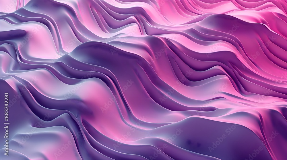 Poster 2. **prompt:** an abstract 3d render of a contemporary background with rich pink and violet surfaces