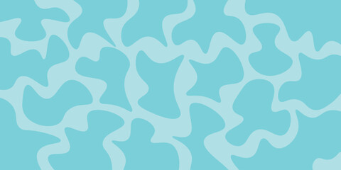 Obraz premium Summer background. Abstract summer vector background, water pool element, leaves and waves vector illustration