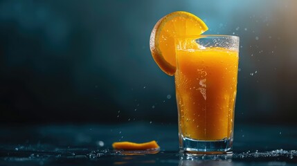 orange juice splash