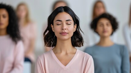 Mindfulness Meditation Session with Diverse Group