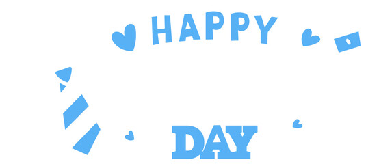 Happy Father's Day Lettering PNG Transparent Background