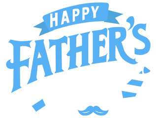 Happy Father's Day Lettering PNG Transparent Background