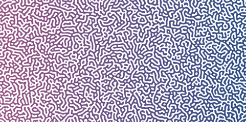 Gradient noise line abstract spread geometric background. Monochrome Turing reaction background. Abstract diffusion pattern with chaotic shapes. Vector illustration