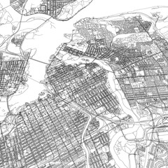 3D illustration of city and urban in Ottawa Canada