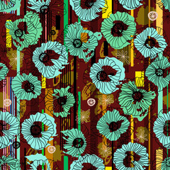 Elegant fabric for fashion prints Seamless Allover Pattern Design