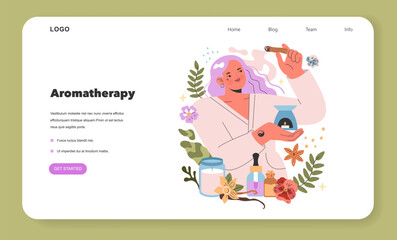 Alternative Medicine. Flat Vector Illustration