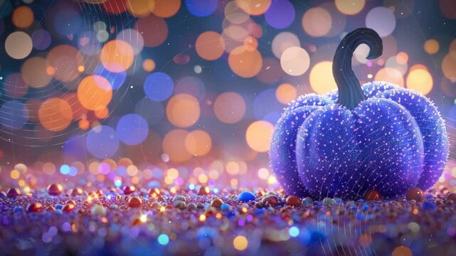 Halloweenk&uuml;rbis Hintergrundanimation, made by AI
