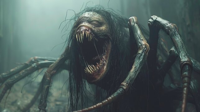 evil spider monster