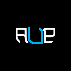 AUP logo design, AUP simple and modern logo. AUP luxurious alphabet design