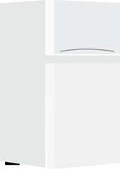 Close up view of a kitchen double fridge made by Samsung company