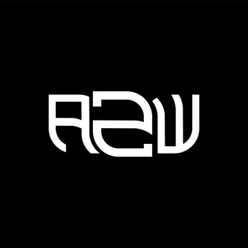 AZW logo design, AZW simple and modern logo. AZW luxurious alphabet design