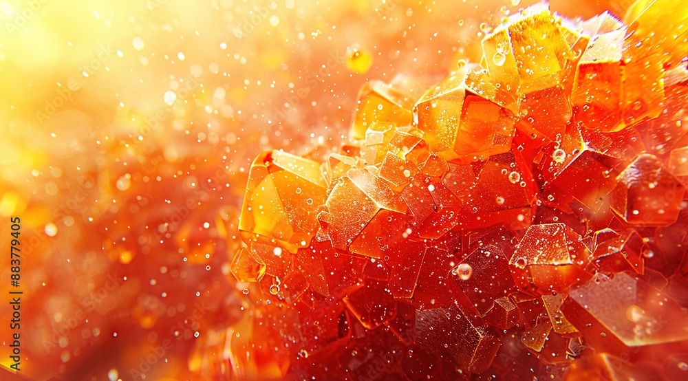 Poster background with bokeh