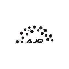 AJQ letter logo design on white background. Creative  modern AJQ letter logo design. Vector design.