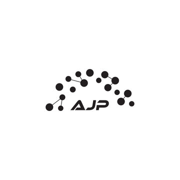 AJP letter logo design on white background. Creative  modern AJP letter logo design. Vector design.