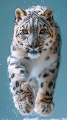 Obraz premium Snow leopard wallpapers hd.