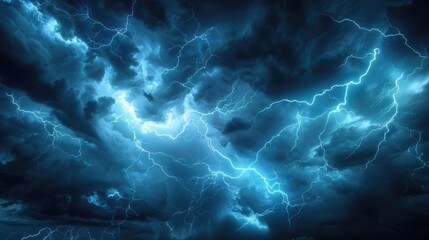 Fototapeta premium Lightning Storm Clouds