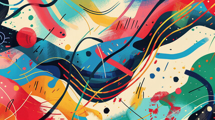 Fototapeta premium Modern illustration of an abstract card background in modern style Wallpaper design