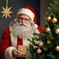 Christmas tree in the city