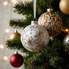 Christmas tree in the city