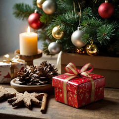 Christmas tree in the city