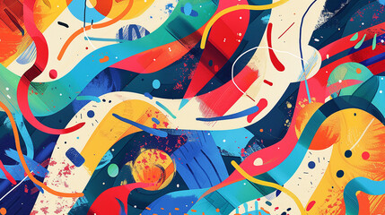 Modern illustration of an abstract card background in modern style Wallpaper design