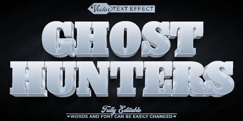  Soul Ghost Hunters Vector Editable Text Effect Template