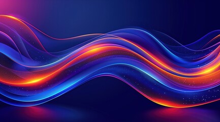 Fototapeta premium abstract wave lines