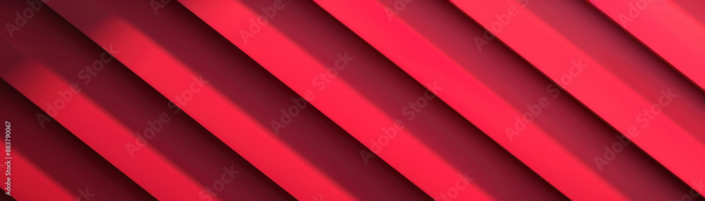 Poster vibrant red diagonal stripes create a dynamic abstract background, perfect for design projects, pres