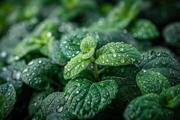 Green Leaf CO Reduction Icon with Water Droplet for Sustainable Carbon Credit and Limiting Global Warming in Bio-Circular Economy