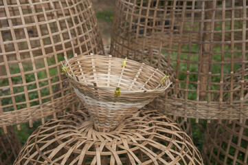 Basketry made from bamboo