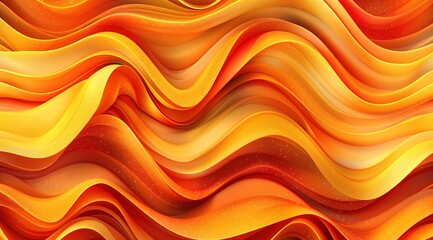 abstract background with orange waves