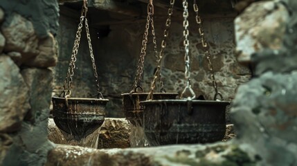 Hanging Buckets on Chain