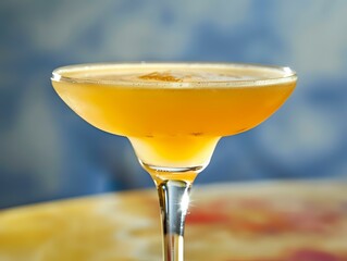 Shimmering Crystal Clear Glass Holds Drink