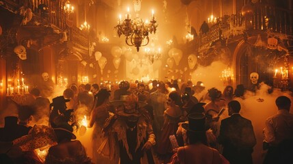 Halloween Masquerade Ball.