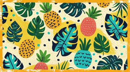 seamless pattern with easter eggs