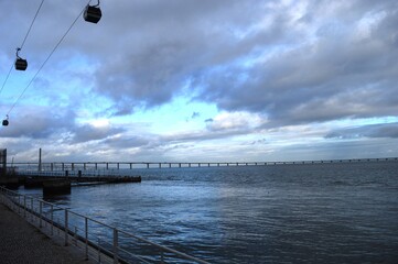 Vaco da Gama bridge in Lisbon