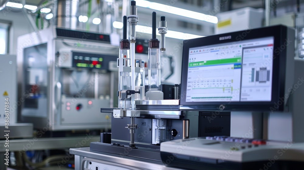 Poster an automated chemical analysis system providing real-time data on reaction progress and product puri
