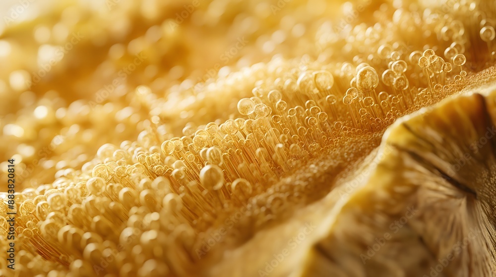 Poster 14071136 03 4. zoomed-in shot of a fresh ginger root slice, emphasizing the intricate network of fib