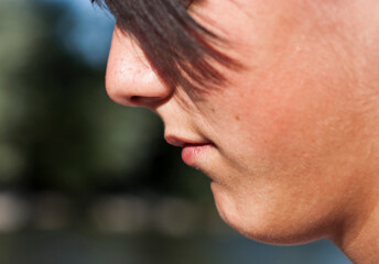 Obraz premium portrait of a girl, no face, nobody